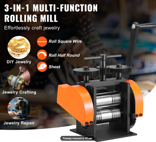 Ювелірний прокатний верстат 45 мм