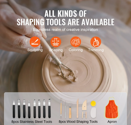 Гончарне коло 25 см, 300 об/мин