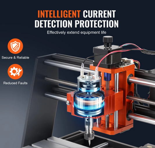 Фрезерний верстат 300 x 200 x 72 мм, 120 Вт