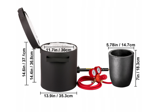 Металева кузня для плавлення пропану 10 кг