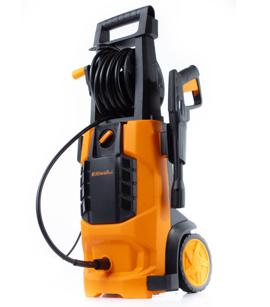 Потужна мийка високого тиску 180 бар, + 3 щітки + каналізаціонний шланг