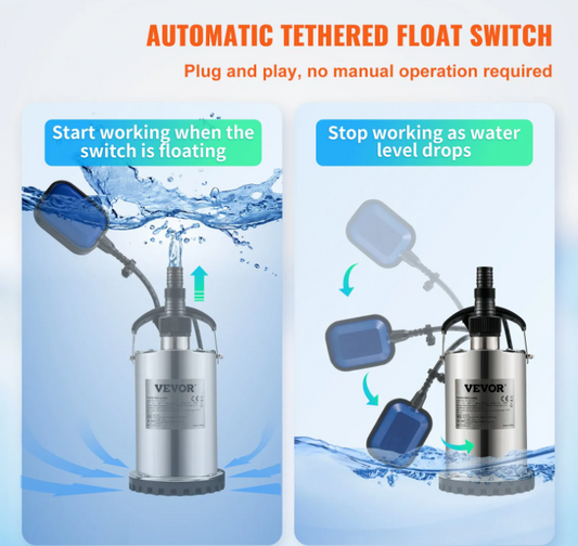 Занурювальний насос потужністю 550 Вт