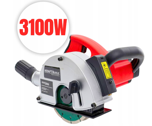 Електричний лазерний різак для бетонних стін, 2 диски, корпус 150 мм, 3100 Вт