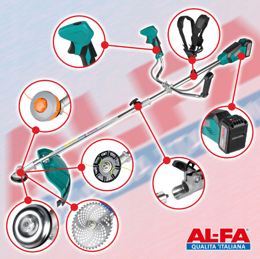 Акумуляторний кущоріз-тример