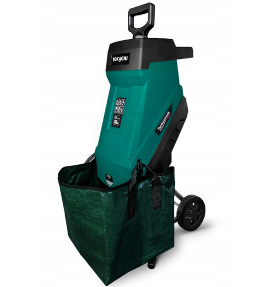 Електричний подріблювач гілок з гладким отвором 3500 Вт