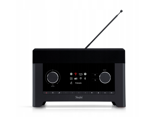 Кухонне інтернет-радіо DAB+, FM, чорний колір, WiFi