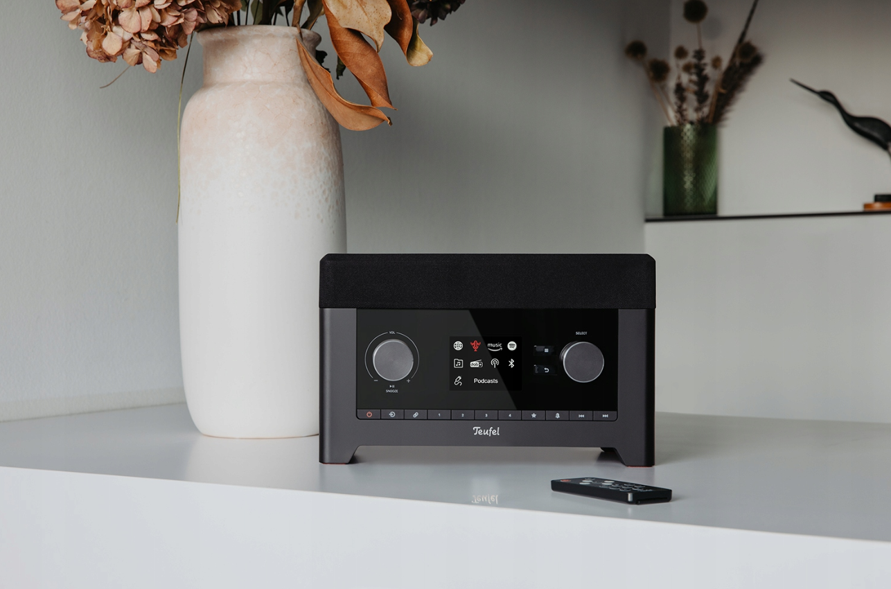 Кухонне інтернет-радіо DAB+, FM, чорний колір, WiFi