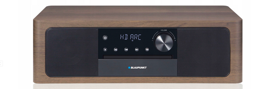 Міні-стереосистема з Bluetooth та HDMI ARC CD AUX USB FM Дерев'яна