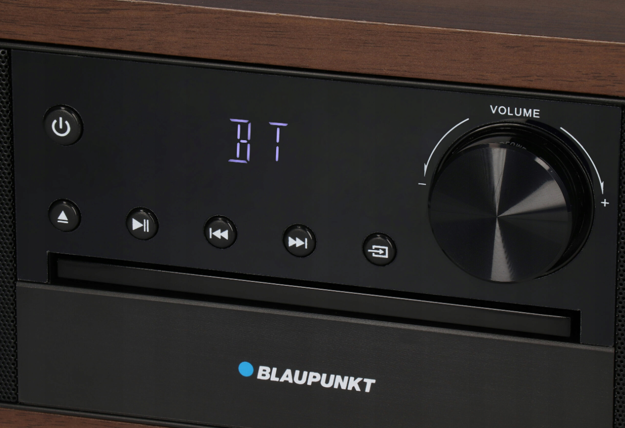 Міні-стереосистема з Bluetooth та HDMI ARC CD AUX USB FM Дерев'яна