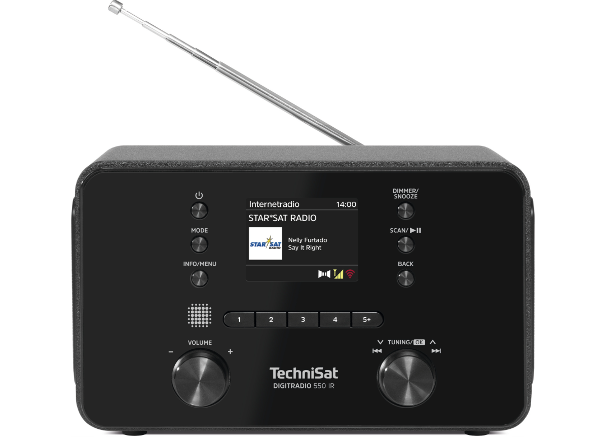 FM-радіо Цифровий DAB+ Інтернет