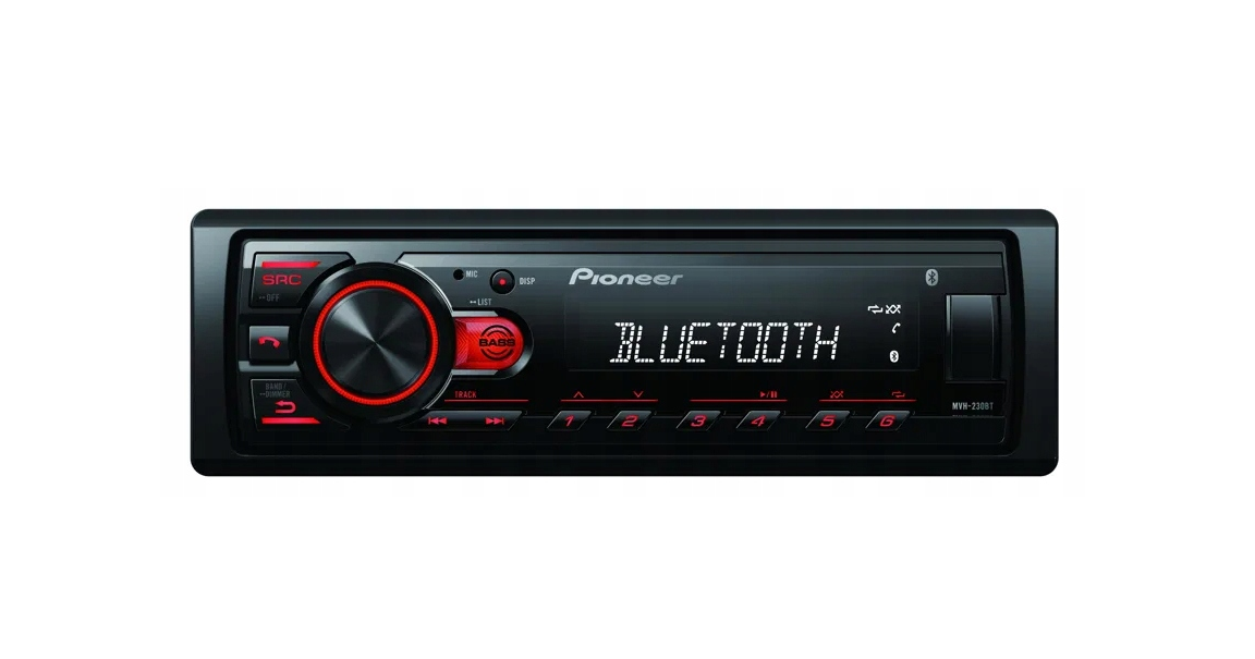 Магнітола в авто з bluetooth usb-мікрофоном