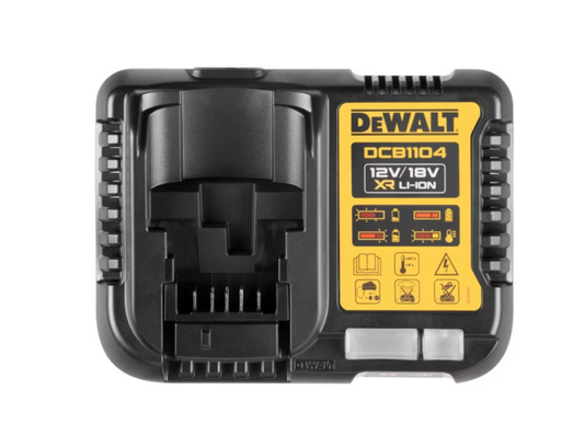 Комплект зарядного пристрою та акумулятора DeWalt 2 x 4 Ah 18V XR