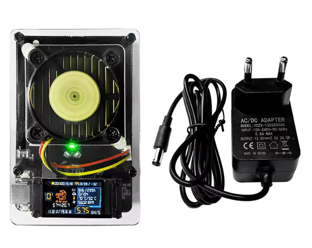 Компактний пристрій для майнінгу криптовалют 500G~600Gh/s