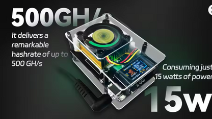 Компактний пристрій для майнінгу криптовалют 500G~600Gh/s