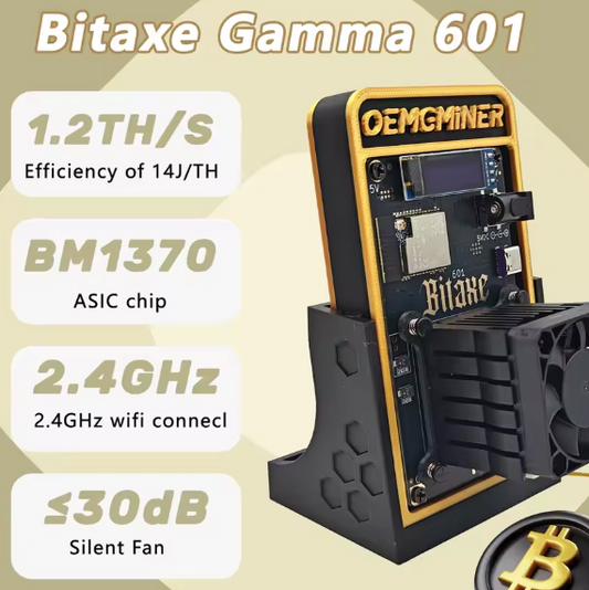 Безшумний пристрій для майнінгу криптовалют 1.2TH/s 18W BTC