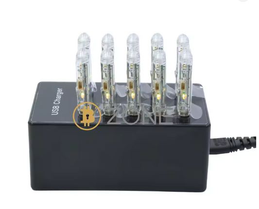 10 шт. USB-майнер для біткоїнів 74KH/S*10