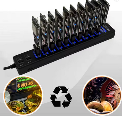 Пристрій для майнінгу криптовалют на ASIC-основе, 550KH/S