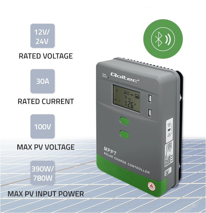 Сонячний регулятор 30A 60V