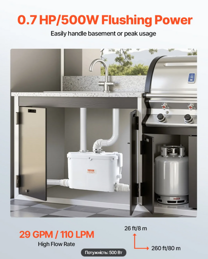 Насосна станція 110 л/хв, 500 W