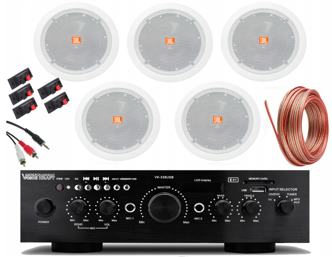 Стельна звукова система JBL з bluetooth-підсилювачем