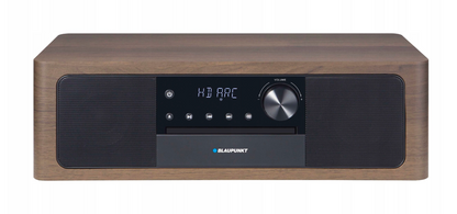 Міні-стереосистема з Bluetooth та HDMI ARC CD AUX USB FM Дерев'яна
