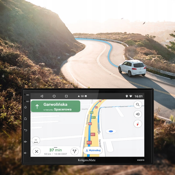 Автомобільне радіо з РК-дисплеєм, Bluetooth, CarPlay, Android, GPS