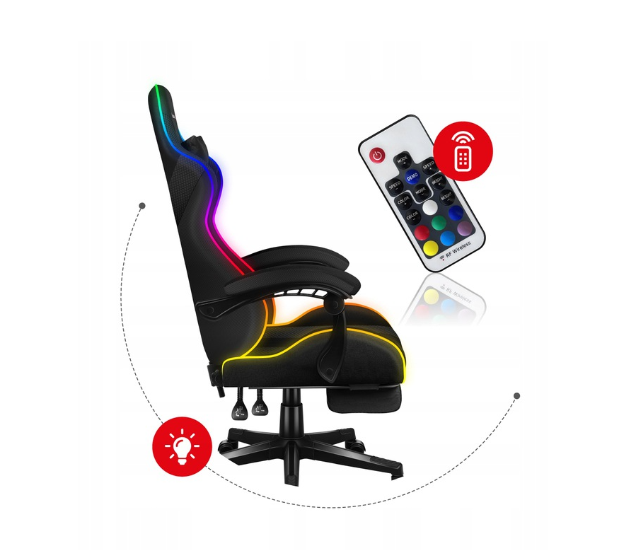 Геймерське крісло з RGB