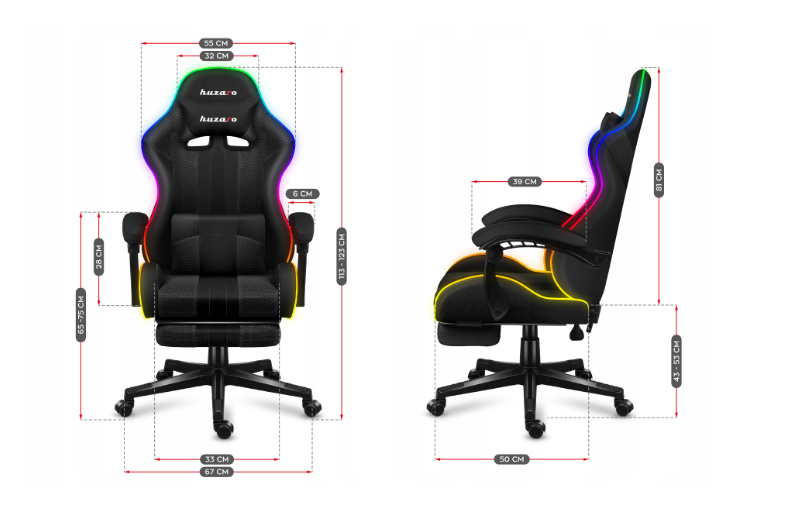 Геймерське крісло з RGB