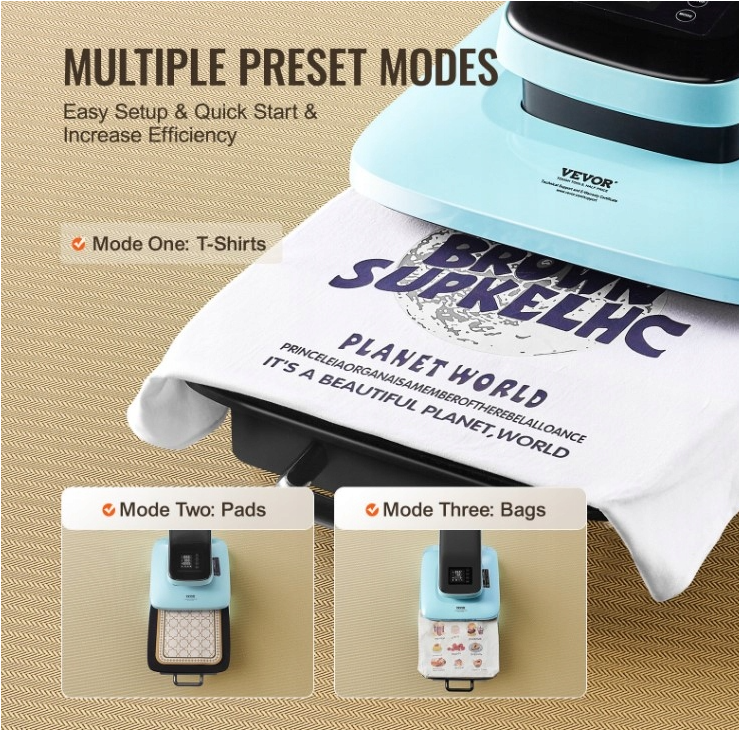 Автоматичний термопрес для текстилю 381 х 381 мм