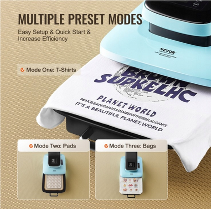 Автоматичний термопрес для текстилю 381 х 381 мм