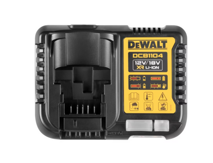 Комплект зарядного пристрою та акумулятора DeWalt 2 x 4 Ah 18V XR