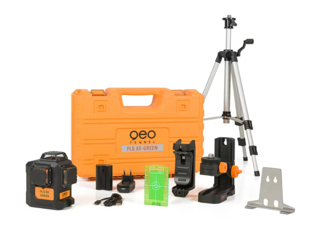 Лазерний рівень, набір 3 x 360 Maxi, зелений