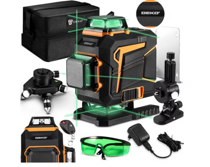 Лазерний рівень хрестоподібний 360 зелений 1 комплект