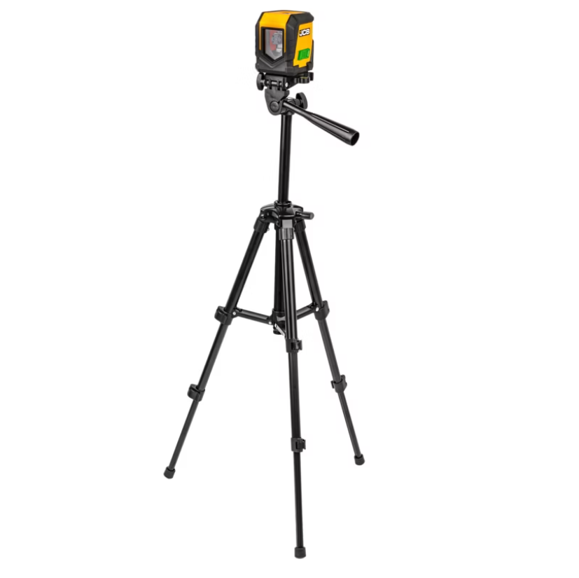 Лазерний рівень 20 м з самовирівнюванням та хрестовим нівеліруванням + штатив