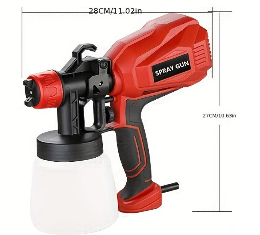 Фарбувальний пістолет потужністю 400 Вт