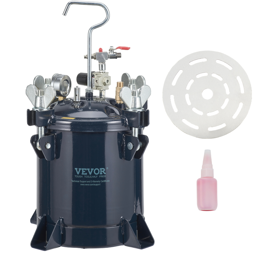 Професійний фарборозпилювач з баком під тиском 10 л